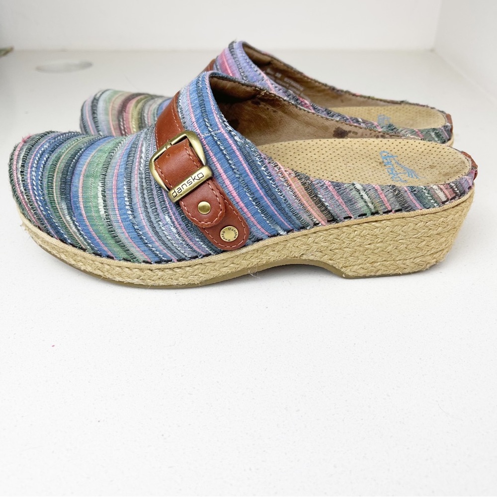 Dansko colorful clogs EU 38 US 7.5-8 - Picture 4 of 8